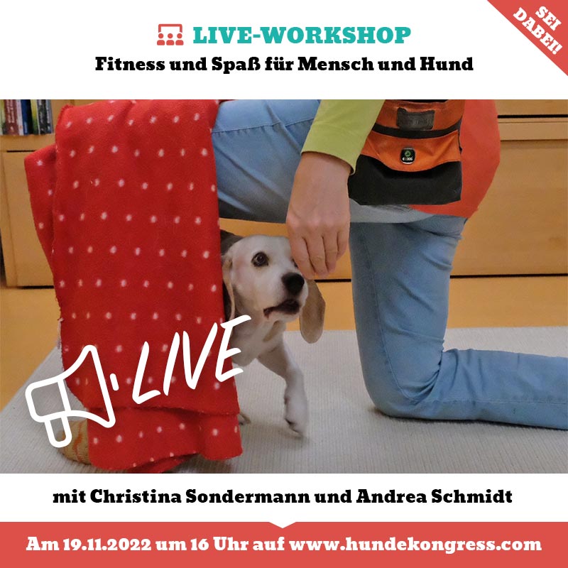 Live-Workshop: Fitness und Spaß für Mensch und Hund mit Christina Sondermann und Andrea Schmidt